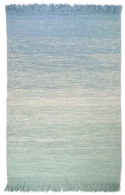 Covor verde/albastru lavabil 100x150 cm Kirthy – Nattiot