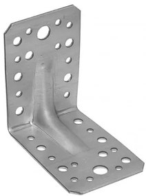 Coltar inclinat la 90° cu ranforsare pentru constructii model KPL (Dimensiuni: 90x90x65x2 mm)