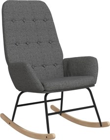 vidaXL Scaun balansoar, gri deschis, material textil