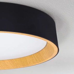 Plafonieră LED dimabilă Brilagi LARIOS LED/60W/230V 3000-6500K ø 49 cm negru + telecomandă