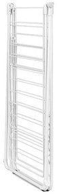 Uscator de rufe Brabantia Hangon 1004170, 25 m, 8 umerase, Blocare pentru copii, Tija suplimentara, Alb