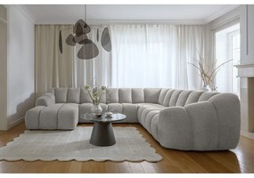 Colțar gri deschis (cu colț pe partea dreaptă/în formă de "U") Shell – Miuform