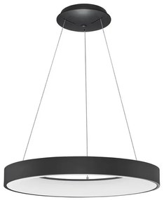 Lustra LED design modern circular RANDO THIN negru 3000K NVL-9453453