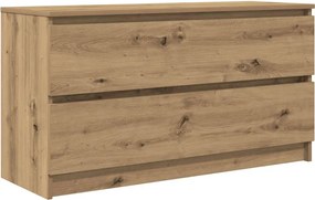 vidaXL Comodă TV, stejar artizanal, 100x35x54 cm, lemn prelucrat