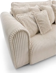 Canapea lemn masiv Big Buddy Extensibila, 302 × 92 × 130 cm