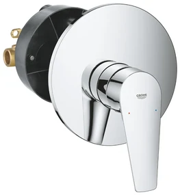 Baterie dus incastrata Grohe BauEdge New,1/2'',monocomanda, crom - 29078001