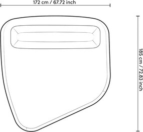 Canapea fixa design LUX din 2 module Residenza, Lyssa sand