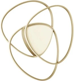 Ondaluce - Plafonieră LED dimmabilă ROSE LED/70W/230V, aurie