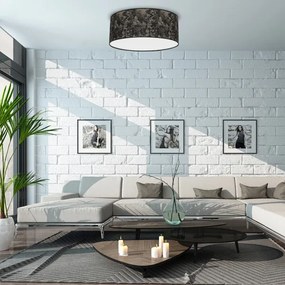 Plafonieră SATINO 2xE27/60W/230V neagră/aurie