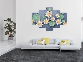 Tablu cu nufăr (150x105 cm)