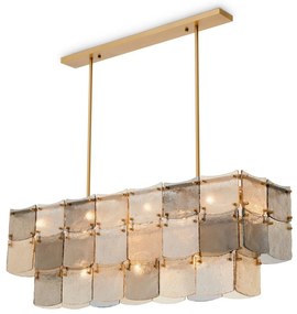 Candelabru design LUX, Sticla, Alama Antic, Laurent