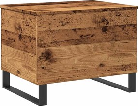 vidaXL Măsuță de cafea, lemn vechi, 60x44,5x45 cm, lemn prelucrat
