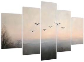 Tablou - Stol de păsări (150x105 cm)