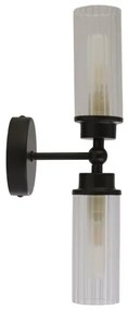 Searchlight 29982BK - Aplică de perete IMPERIAL 2xG9/33W/230V neagră
