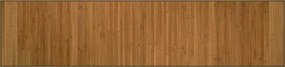 vidaXL Covor dreptunghiular, maro, 70x300 cm, bambus