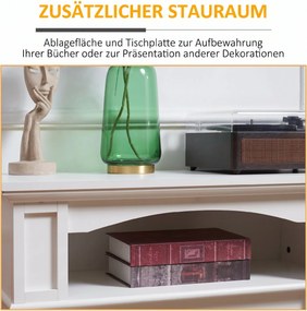 HOMCOM Șemineu Electric 1800W cu Efect de Flacără Reglabilă, Telecomandă și Timer | Aosom Romania
