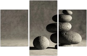 Tablou - Pietre gri (90x60 cm)