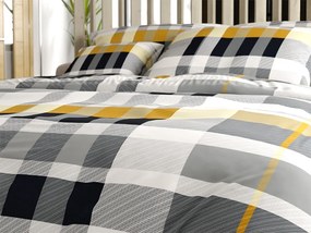 Lenjerie de pat din microfibra GREY LINE gri Dimensiune lenjerie de pat: 70 x 90 cm | 140 x 200 cm