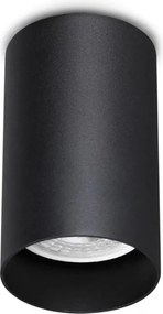 Spot aplicat tavan LOOK PL1 ROUND D60 H100 NERO