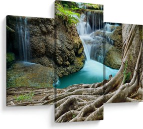 Tablou - Râu cu cascade (90x60 cm)