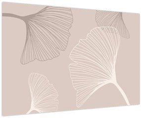 Tablou - Frunze bej N⁰6 (90x60 cm)