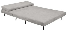 Canapea gri deschis extensibilă 87 cm Mallory – Støraa