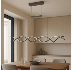 Lustră LED pe cablu ONLI DNA LED/24W/230V 4000K argintiu