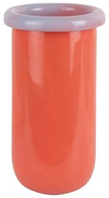 Vază portocalie din sticlă (înălțime 25 cm) Plegado – PT LIVING