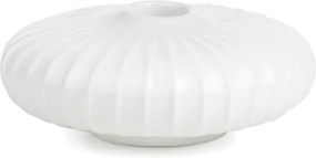 Sfeșnic din porțelan Kähler Design Hammershoi, mic, alb, ⌀ 4,5 cm