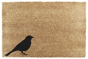 Covoraș de intrare din fibre de nucă de cocos 40x60 cm Bird – Artsy Doormats