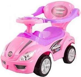 Masinuta copii si bebe NOVOKIDS™ MegaCar, Cu melodii si lumini, Maner de impins pentru parinti detasabil, Functie trotineta fara pedale, Pentru