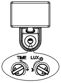 Lumina de sus Marbella C PIR - Spot LED cu senzor MARBELLA LED/15W/230V IP65