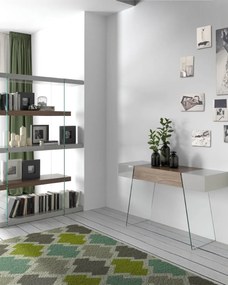 Consola eleganta design LUX Gorgeous, gri perla AC-HC-ST-001