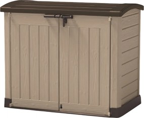 Keter cutie de depozitare pentru grădină Store It Out ARC, 146 x 82 x 120 cm, bej