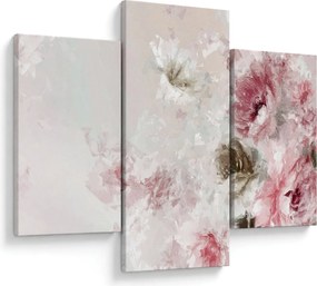 Tablou - Pictura flori roz (90x60 cm)