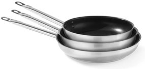 Tigaie profesionala inox cu strat anti-aderent, 32 cm diametru x 5,5 cm inaltime, gama Hendi Profi Line