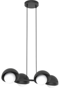 Lustră pe cablu BOOM, 4x G9/8W/230V, neagră