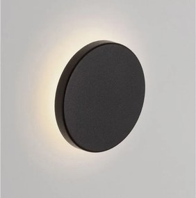 Aplica lumina ambientala pentru fatade IP65 ELLUX negru 10cm