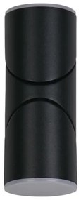 Searchlight 36180BK - Aplică de perete LED SOHO pentru exterior, 2xLED/6W/230V, IP44