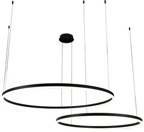 Lustră LED dimabilă pe cablu LED/128W/230V 3000-6500K + telecomandă