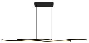 Lustra LED aluminiu negru mat BOYD