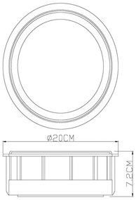 Aplică LED de exterior Deko-Light 731058 MEISSA 6,8W/230V IP44 antracit