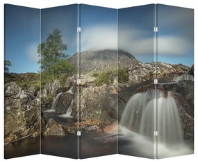 Paravan - Cascadele și munți (210x170 cm)