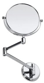 Oglindă cosmetică 18,5 x 26 cm, argintie