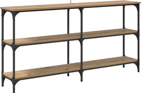 vidaXL Masă de consolă Stejar Artizanal 150 x 29 x 75 cm