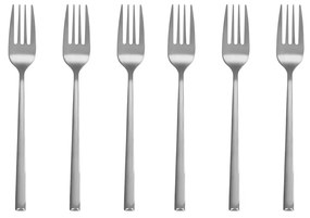 Set furculita desert, 6 piese, Como Silver