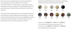 Plafoniera design clasic realizata manual ASTI 20cm