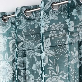 Perdea albastră din voal 140x280 cm Milady – douceur d'intérieur