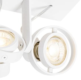 Spotlight modern alb cu 2 lumini - Master 50