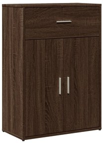 840498 vidaXL Servantă, stejar maro, 60x30x84 cm, lemn prelucrat